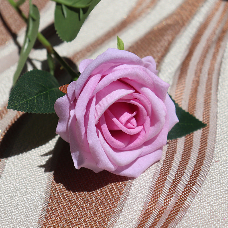 Realistic Silk Rose Stem