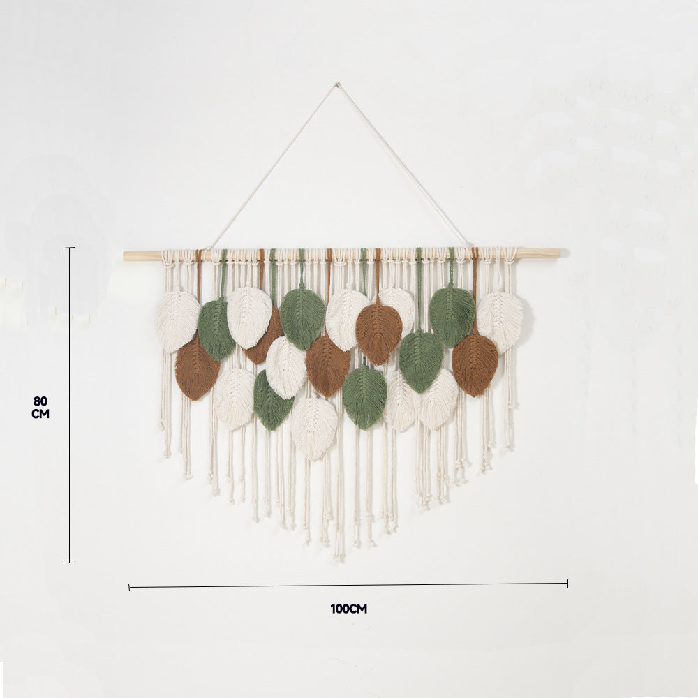 Woven Leaf Wall Décor