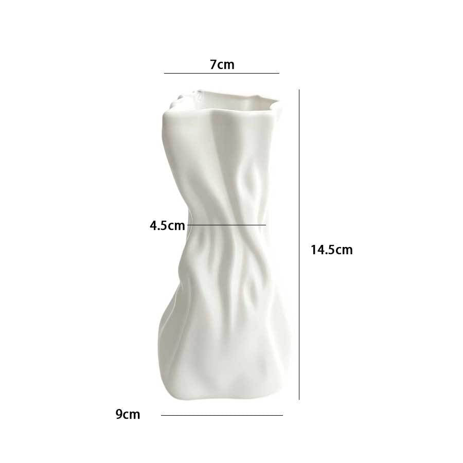 Contemporary Wave-Designed Flower Vase Kalsten