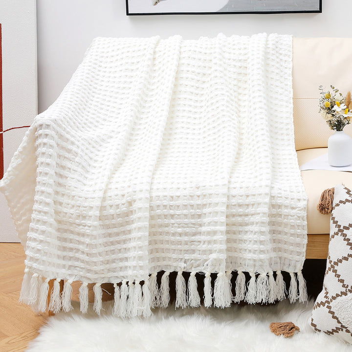 Decorative Woven Throw Blanket