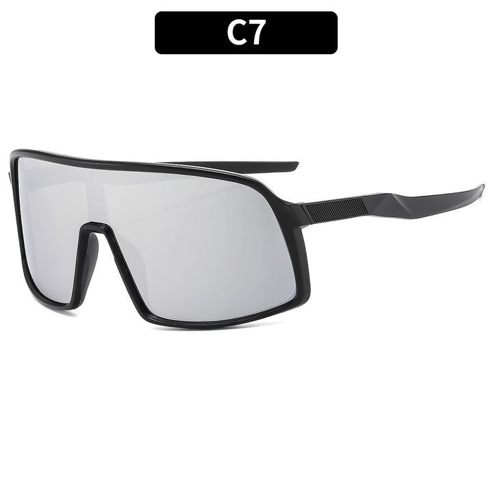 Oversized Protective Shield Sunglasses