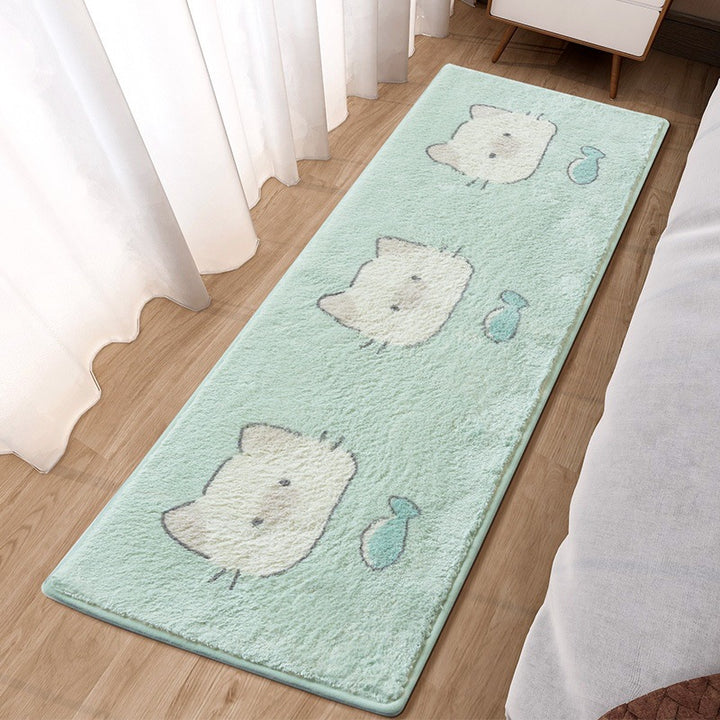 Soft Plush Bunny Themed Area Rug