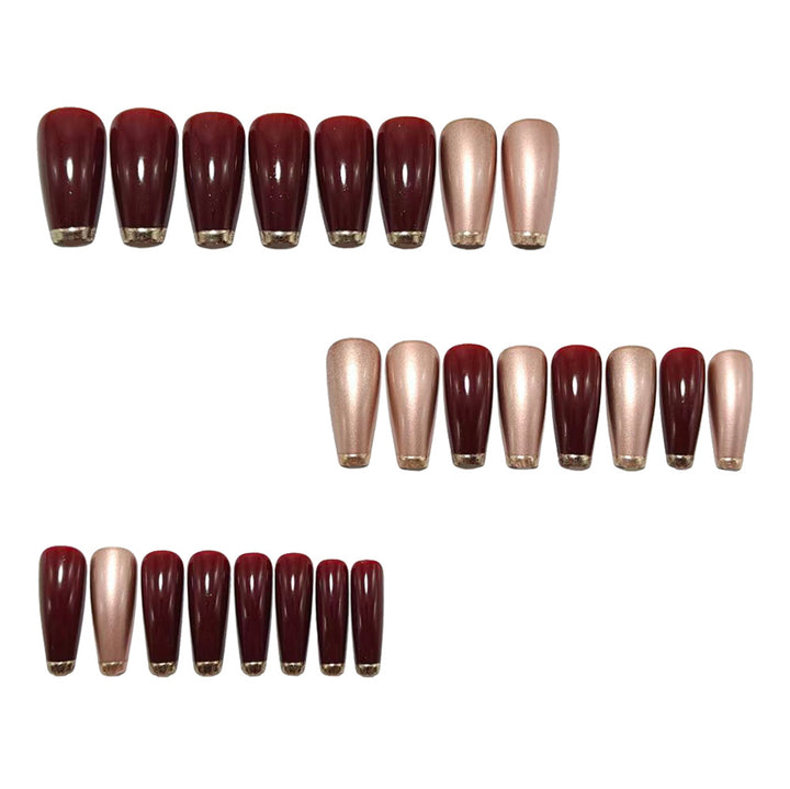 Shiny artificial nails in modern design Kalsten