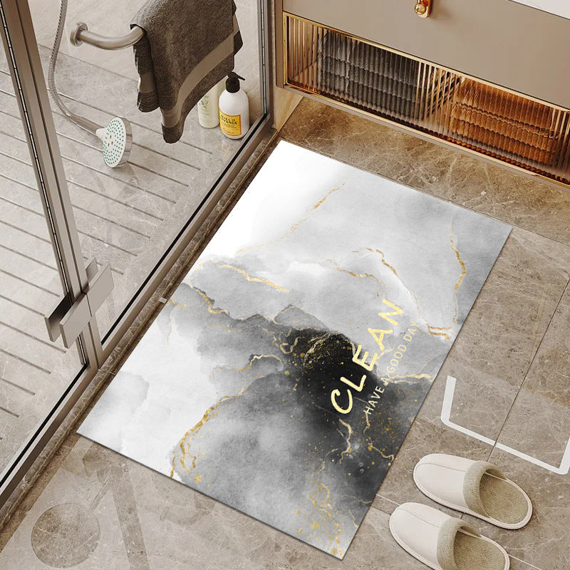 Artistic Printed Bath Mat