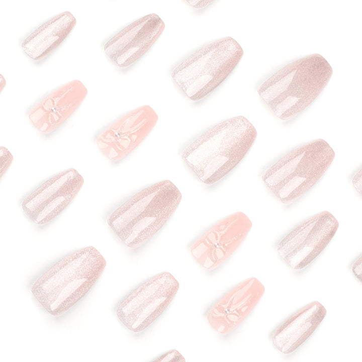 Artistic acrylic nails with glittering ombre design Kalsten