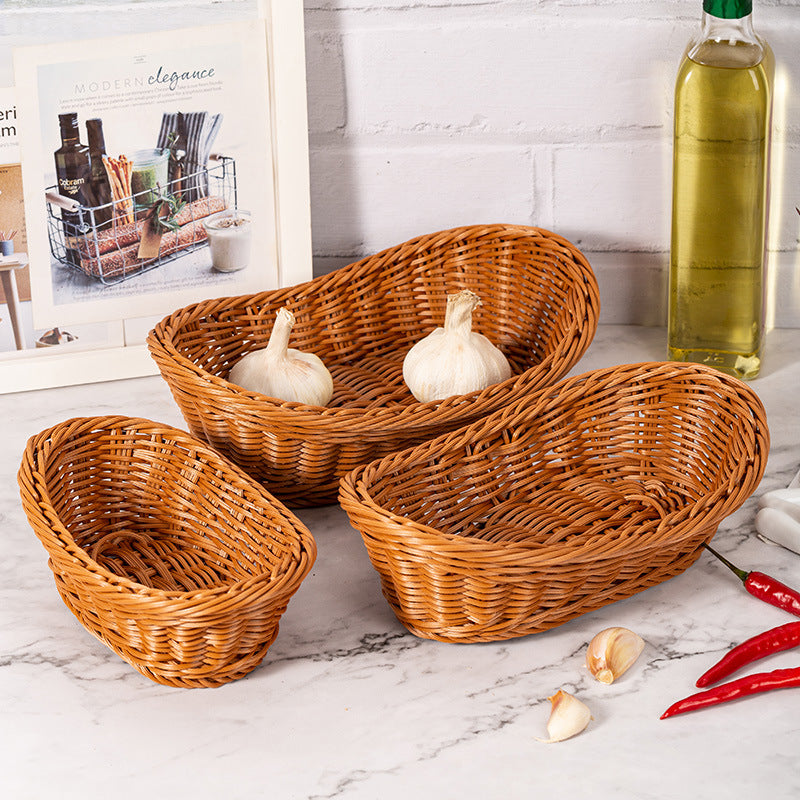 Natural Decorative Woven Fruit Bowl Kalsten