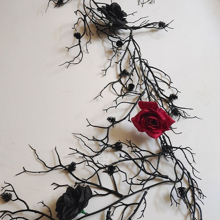 Gothic Floral Vine Decor