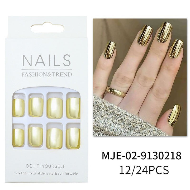 DIY Press-On Nail Set with Elegant Natural Finish Kalsten