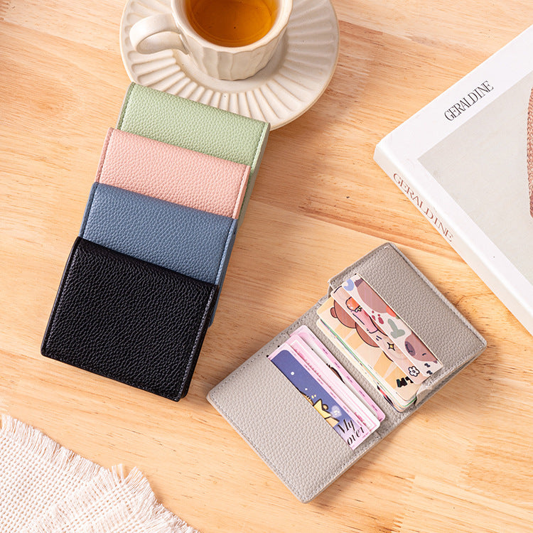 Textured Leather Cardholder