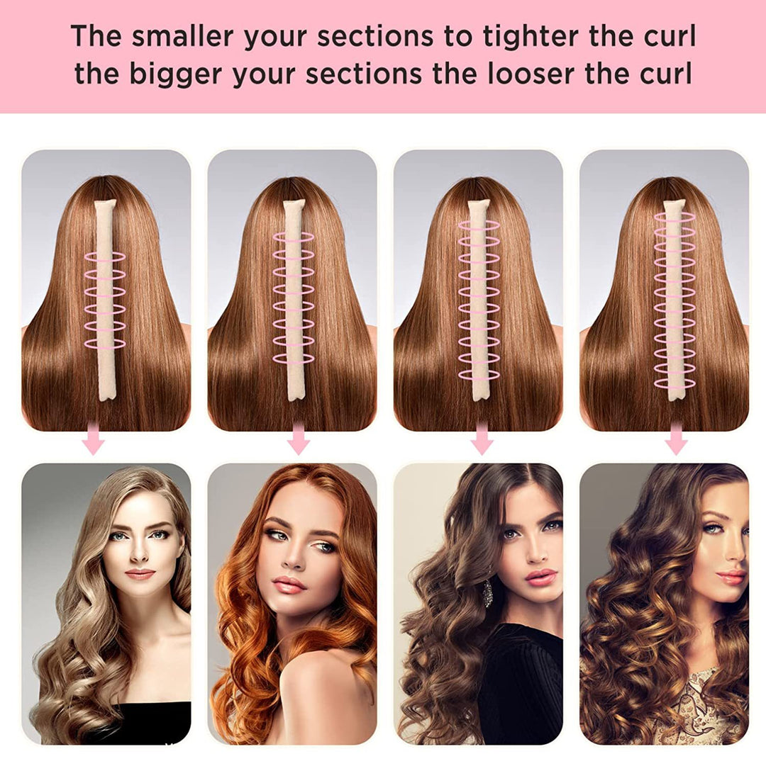 Heatless Sleep Curls Hair Curlers
