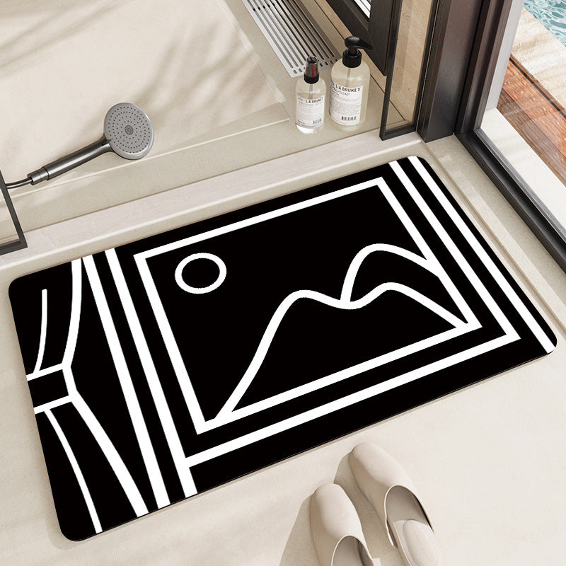 Decorative Bathroom Mat Kalsten