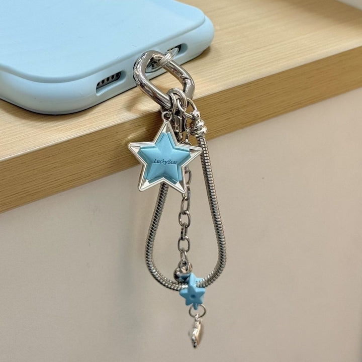 Decorative Star Charm Keychain Holder Kalsten