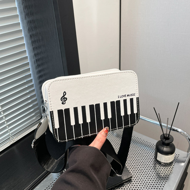 Musical-Themed Crossbody Bag