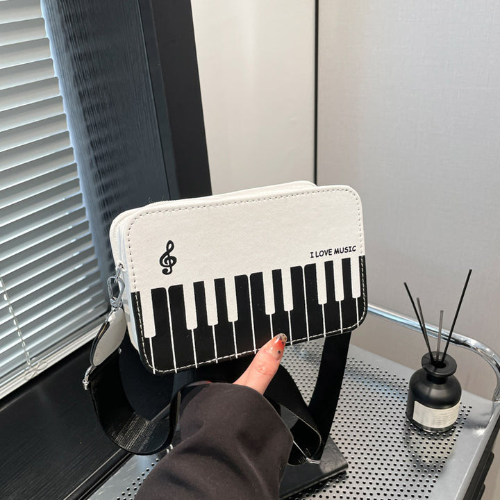 Musical-Themed Crossbody Bag