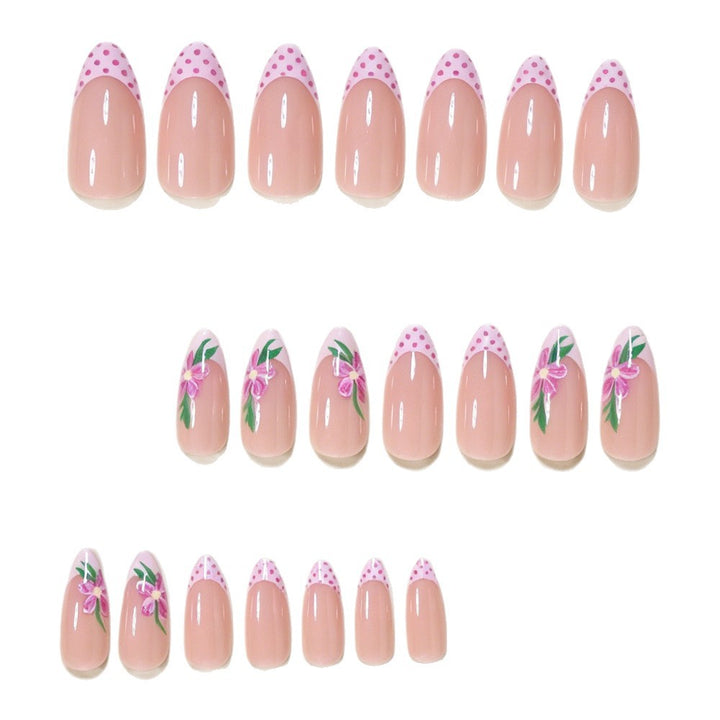 Artistic Floral Design Press-On Nails Kalsten