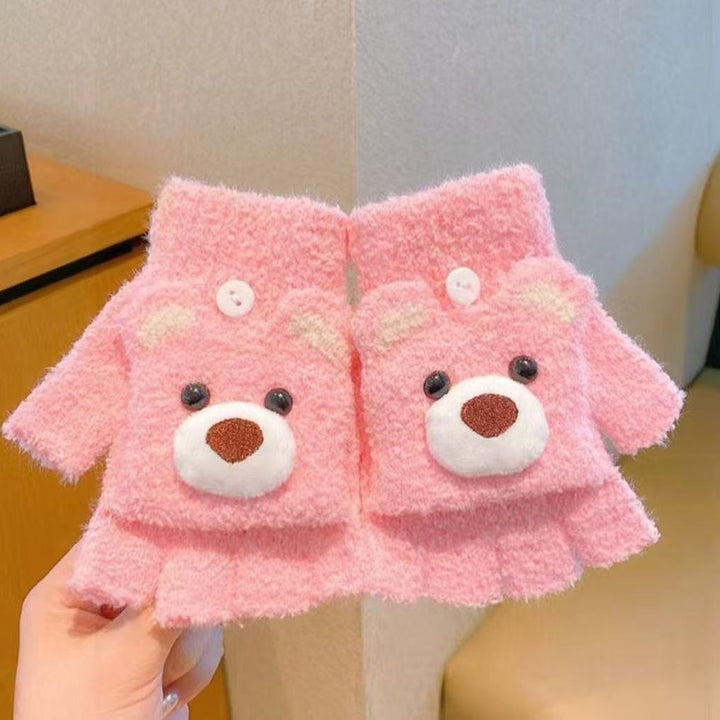 Cute Animal-Themed Fingerless Gloves Kalsten 1790553461