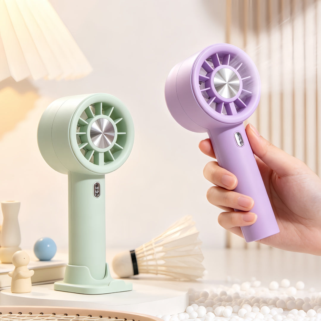 Portable handheld fan with ergonomic design and multiple speed modes Kalsten