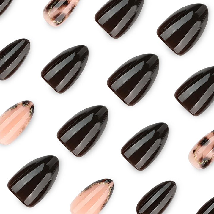 Artificial nail art with elegant accents Kalsten