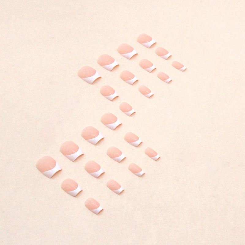 French Tip Acrylic Nail Extensions Kalsten