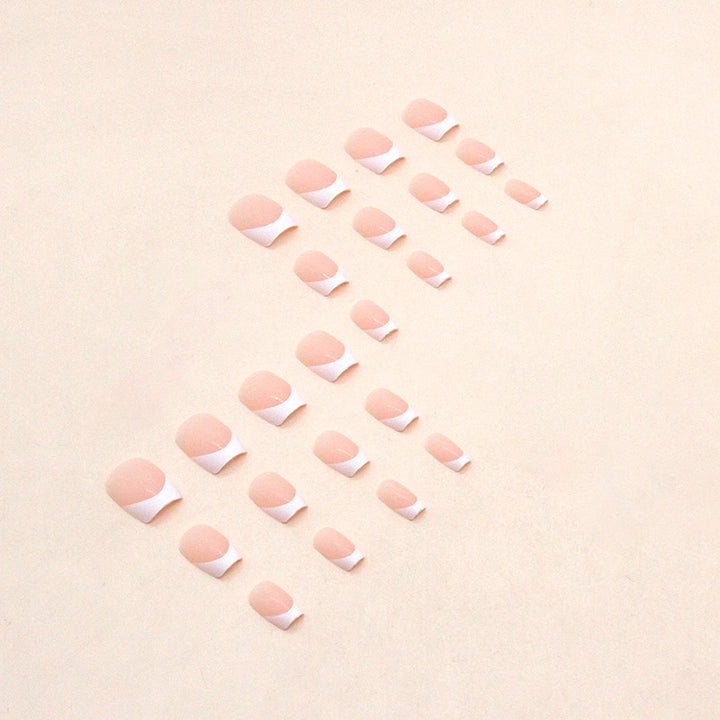 French Tip Acrylic Nail Extensions Kalsten