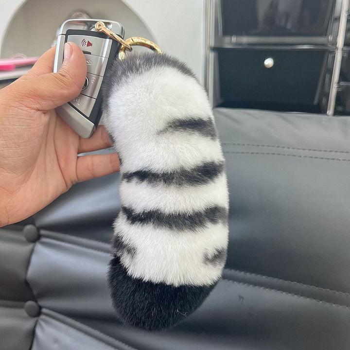 Plush Paw Print Keychain Accessory Kalsten