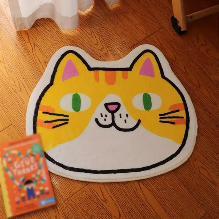 Cat-shaped Decorative Floor Mat