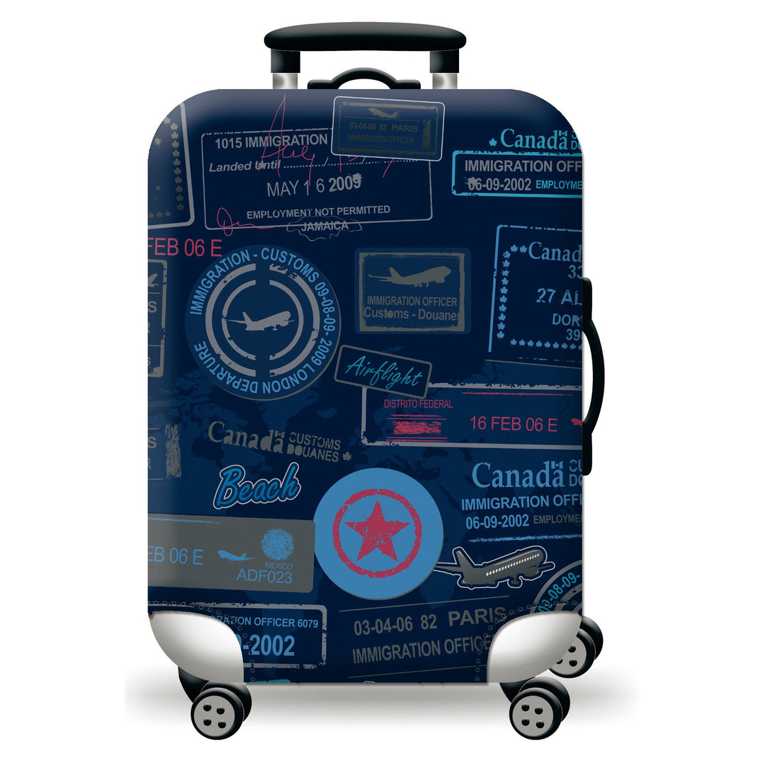 Hard Shell Luggage with Earth Design Kalsten