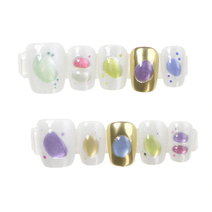 Artistic Press-On Nail Design Set Kalsten