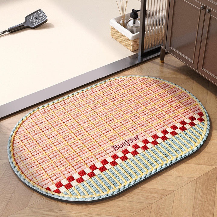 Textured Woven Area Rug