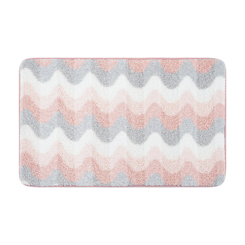 Stylish Wave Pattern Bath Rug Kalsten