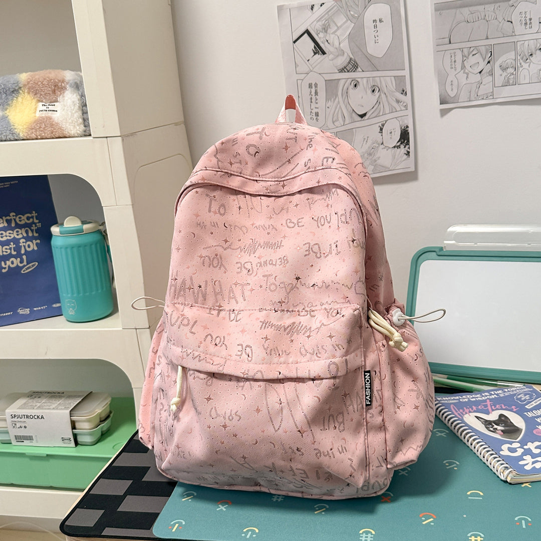 Artistic Graphic Print Backpack Kalsten