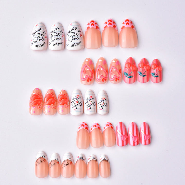 Creative Heart Nail Design Set Kalsten