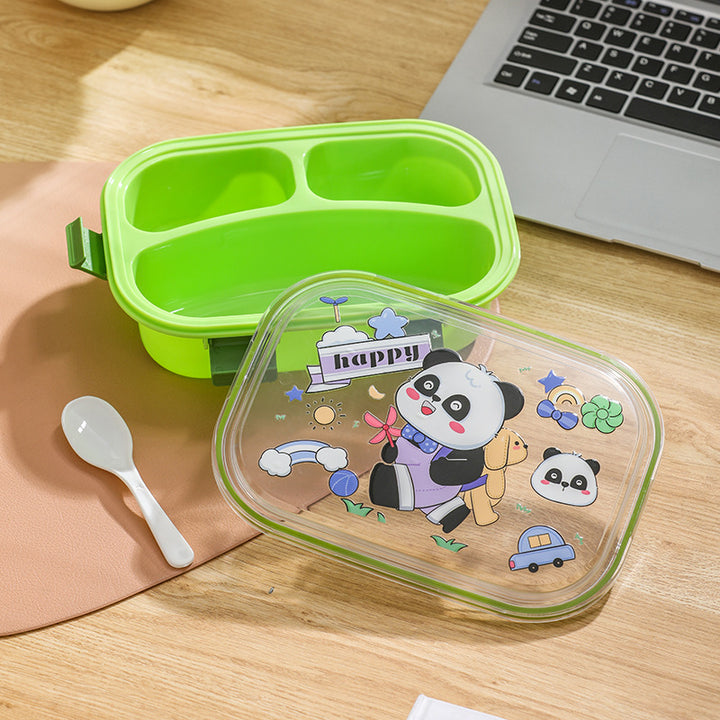 Fun-Themed Multi-Compartment Snack Storage Container
