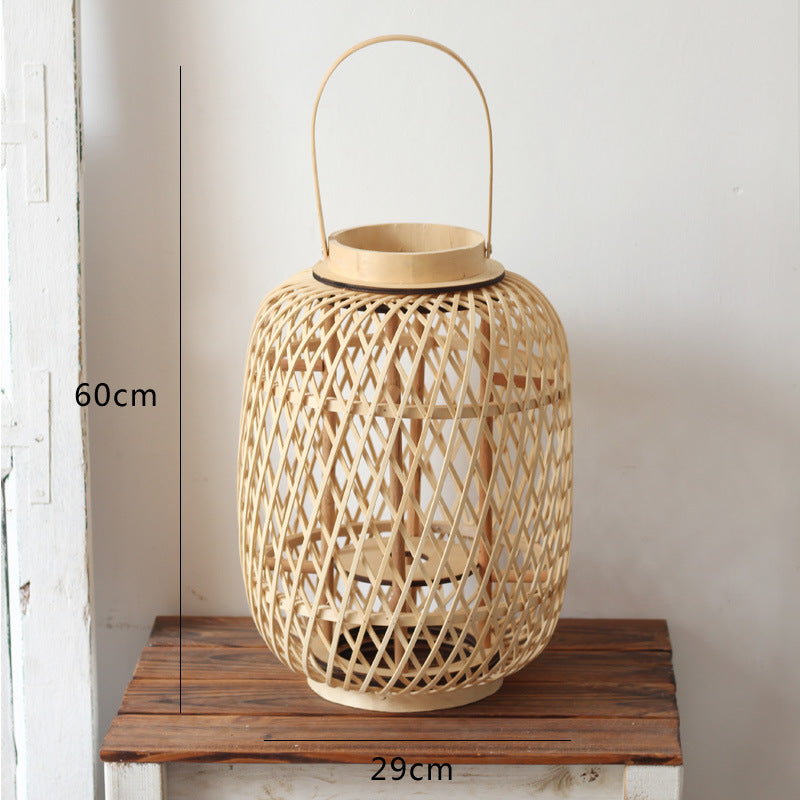 Handmade Rattan Lantern Kalsten
