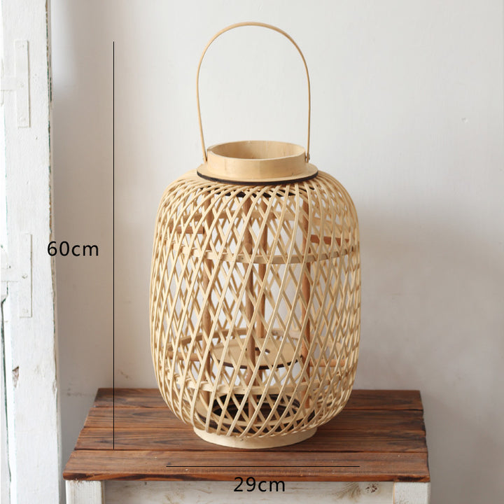 Handmade Rattan Lantern Kalsten