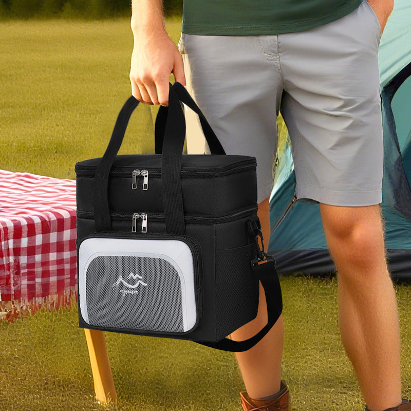 Multi-Compartment Insulated Lunch Cooler Bag Kalsten