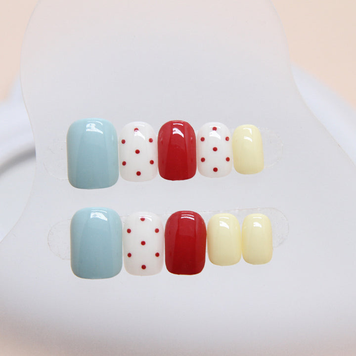 Cute Polka Dot Nail Art Set Kalsten