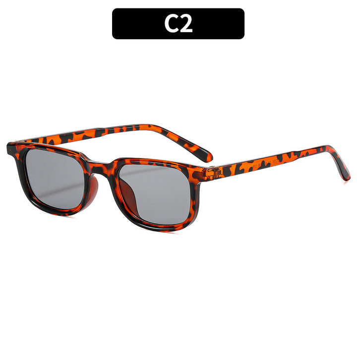 Artistic Retro Square Frame Sunglasses