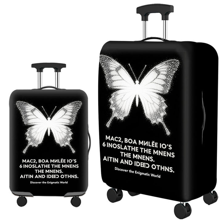 Tropical Leaf Print Hard Shell Luggage Kalsten