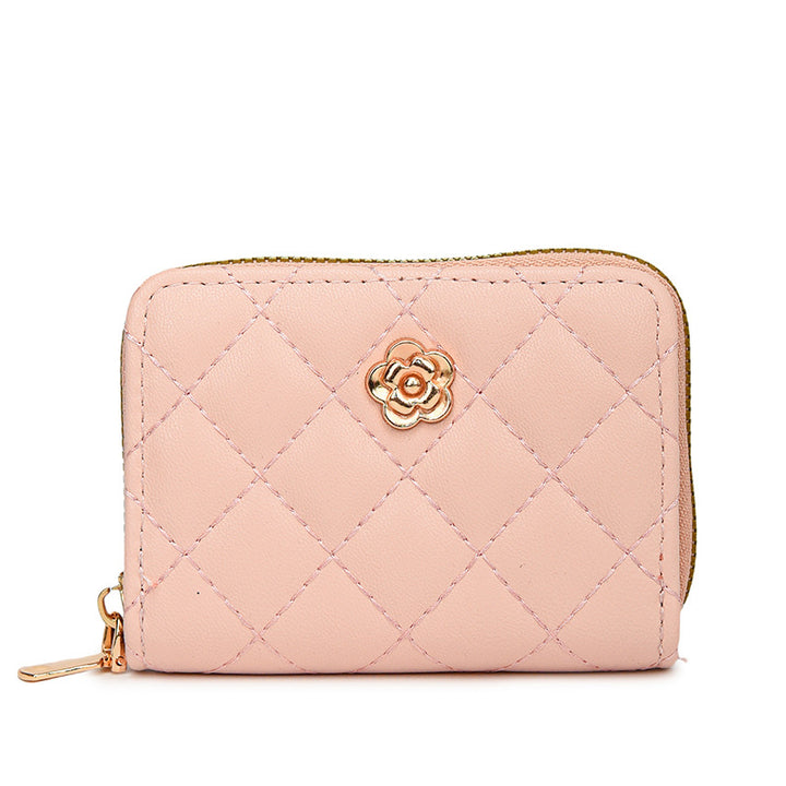 Quilted Zippered Card Holder