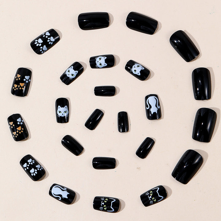 Cat-Themed Nail Art Set Kalsten