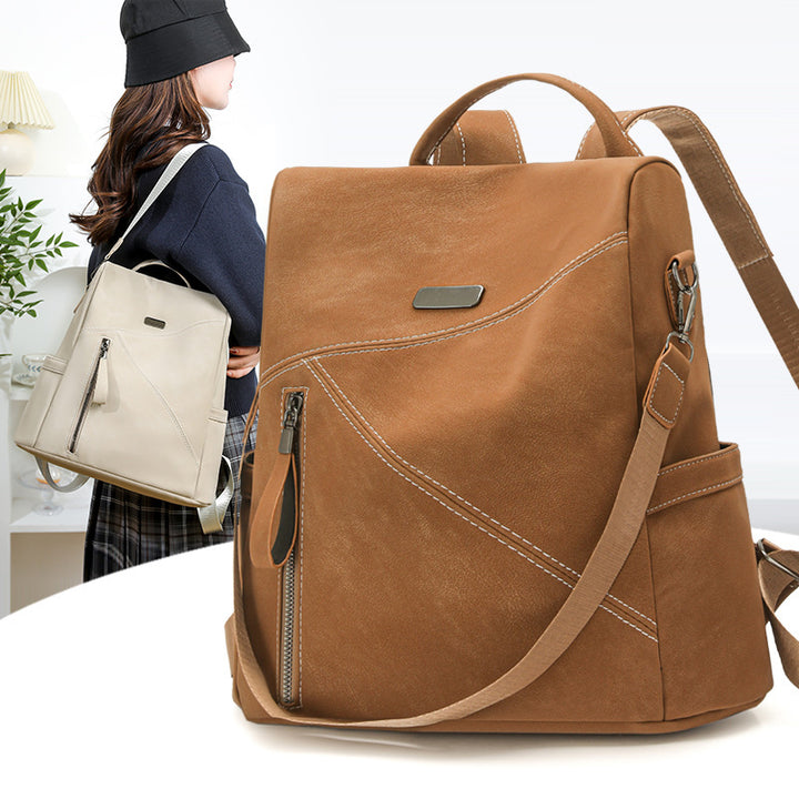 Multi-Functional Leather Backpack Kalsten