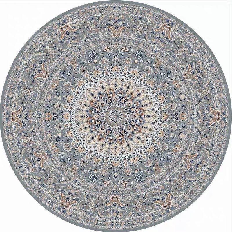 Mandala Patterned Area Rug Kalsten