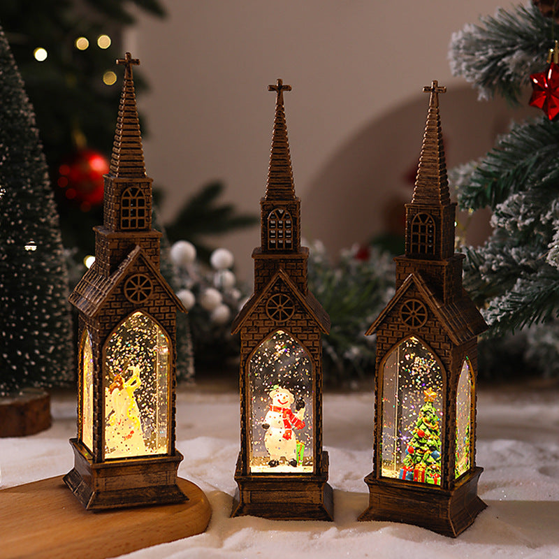 Illuminated Christmas Church Decoration Kalsten