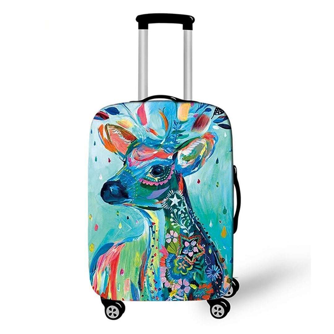 Women's hard-shell suitcase with creative cat design attraction Kalsten