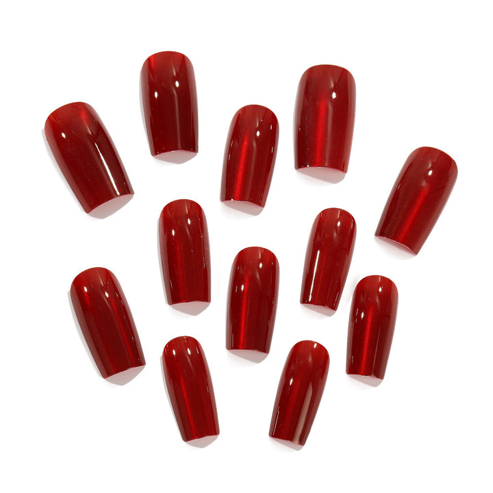 Elegant artificial nails with a luxurious glossy finish Kalsten