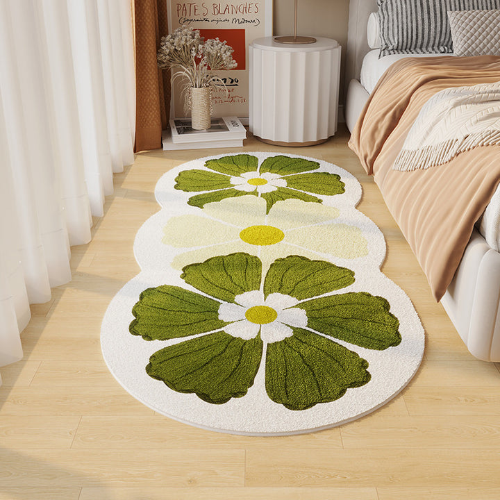 Elegant Floral Pattern Area Rug for Home
