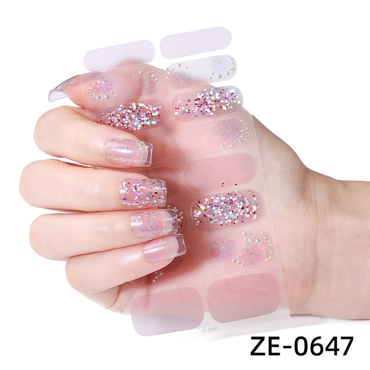 Decorative Glitter Nail Wraps