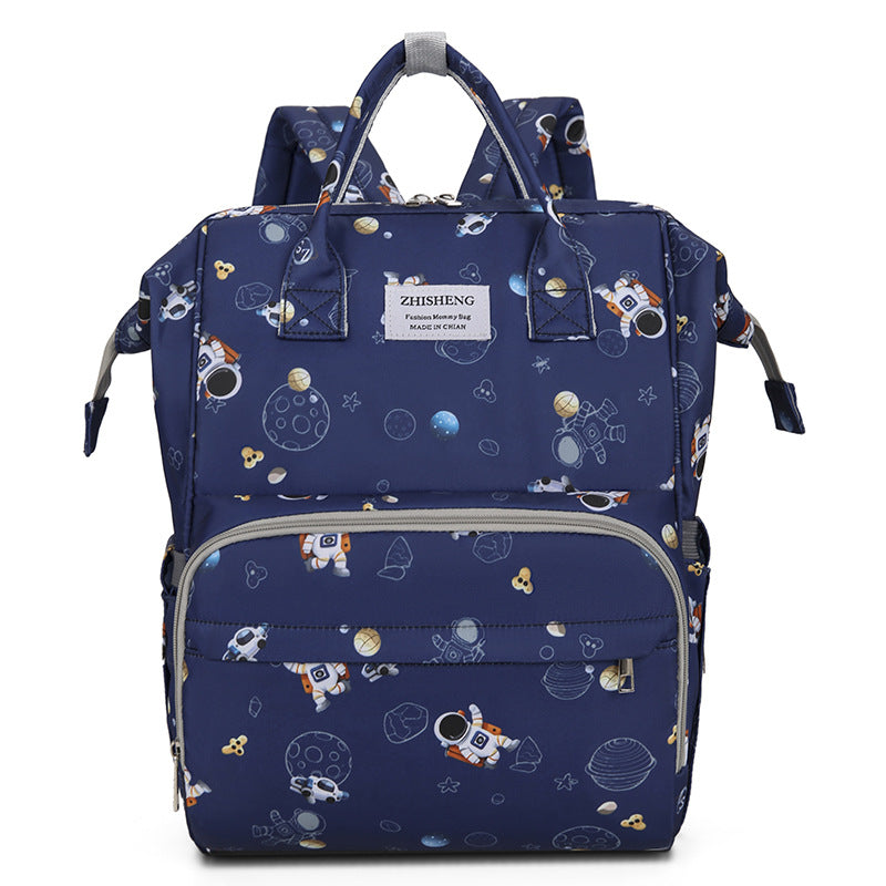 Cosmic-Themed Multi-Functional Diaper Backpack Kalsten