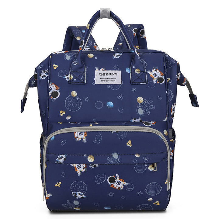 Cosmic-Themed Multi-Functional Diaper Backpack Kalsten